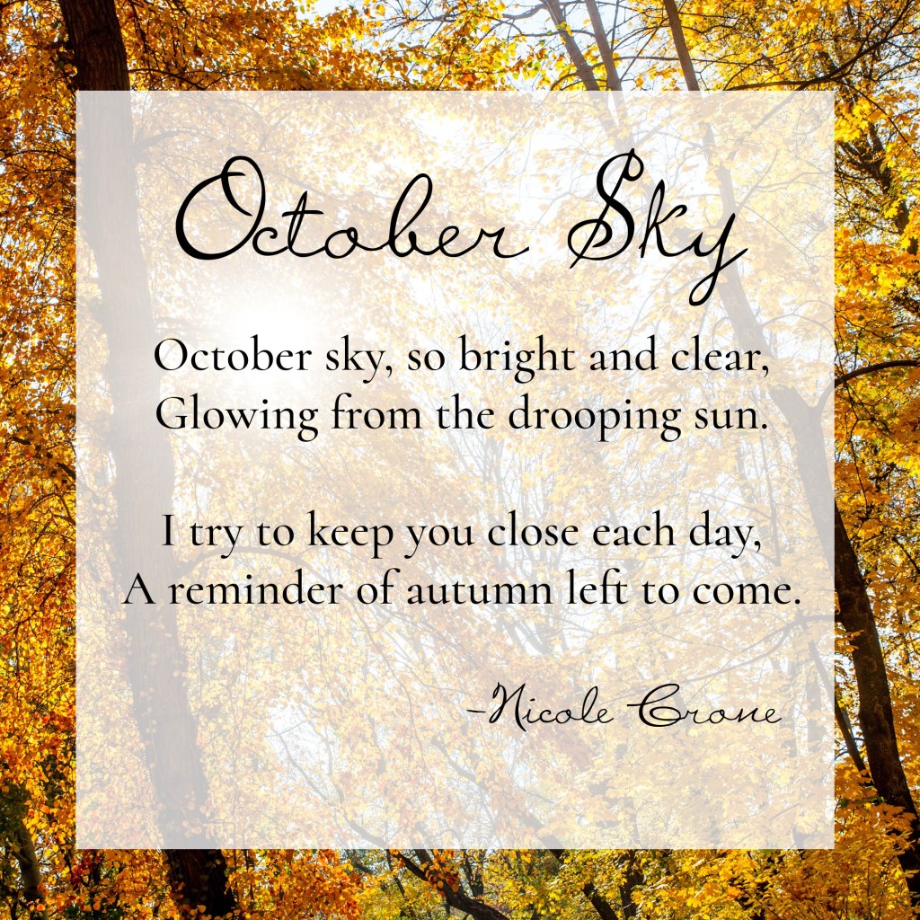 No. 18: Notes from Home | Enjoying October + A New Book Release